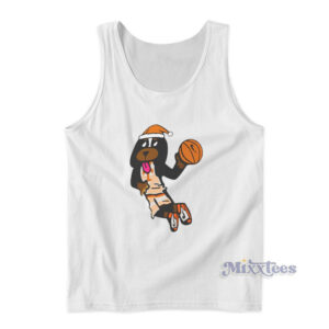 Christmas Smokey Dog Tennessee Basketball Tank Top