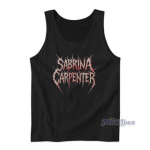 Sabrina Carpenter Death Metal Tank Top