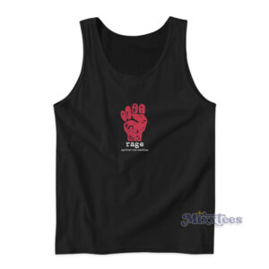 Rage Against The Machine Fist Red Tank Top