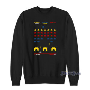 John Lennon Space Invaders Sweatshirt