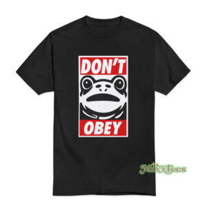 Portland Frog Don't Obey T-Shirt