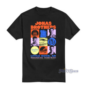 Jonas Brothers Little Rock Ar Simmons Bank Arena T-Shirt