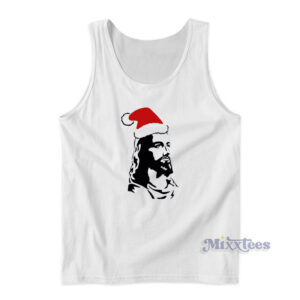 Jesus Santa Birthday Christmas Tank Top