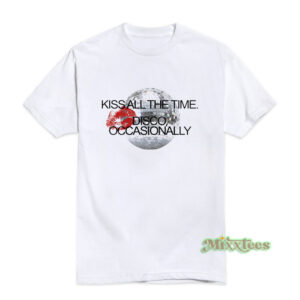 Kiss All The Time Retro Disco Ball T-Shirt