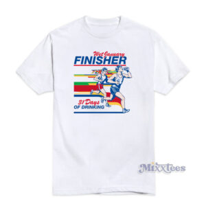 The Boozy Collection Wet January Finisher T-Shirt