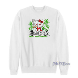 Hello Kitty Smoke Weed Everyday Sweatshirt