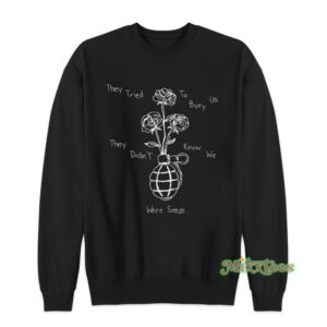 They Tried To Bury Us We Were Seeds Sweatshirt