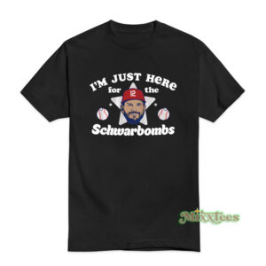 Kyle Schwarber I'm Just Here For The Schwarbombs T-Shirt