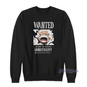Luffy Gear 5 Wanted Sweatshirt