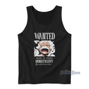 Luffy Gear 5 Wanted Tank Top