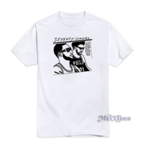 Sonic Youth Embiid Maxey Seven Sixers T-Shirt